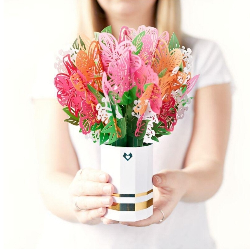 Lovepop Pink Lily Bouquet
